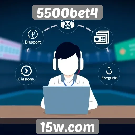Recursos de suporte ao cliente no 5500bet4