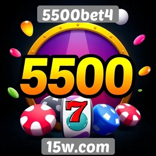 Variedade de jogos disponíveis na plataforma 5500bet4